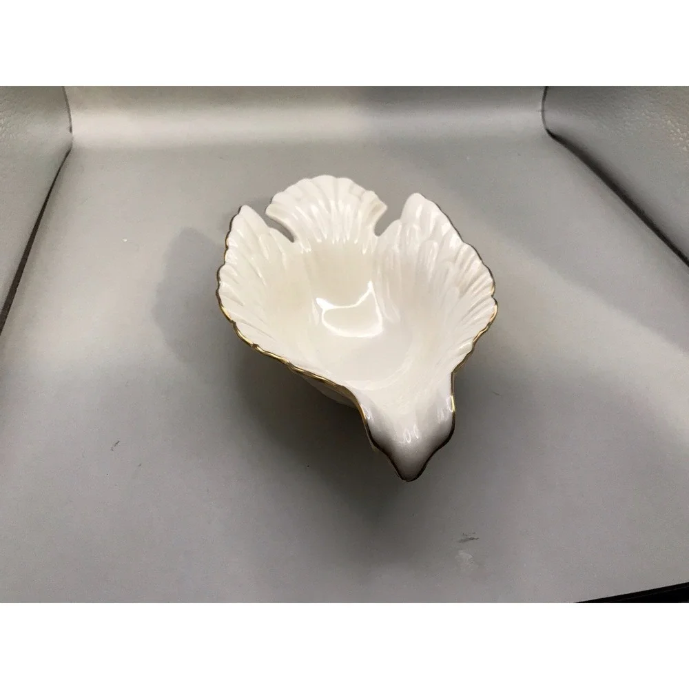 Vintage Lenox Dove Shaped Dish Dated 1975 For Candy Nuts Jewelry